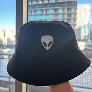 Alien Black Bucket Hat